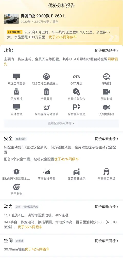 20万出头拿下奔驰E级，商务家用皆宜，优雅之选