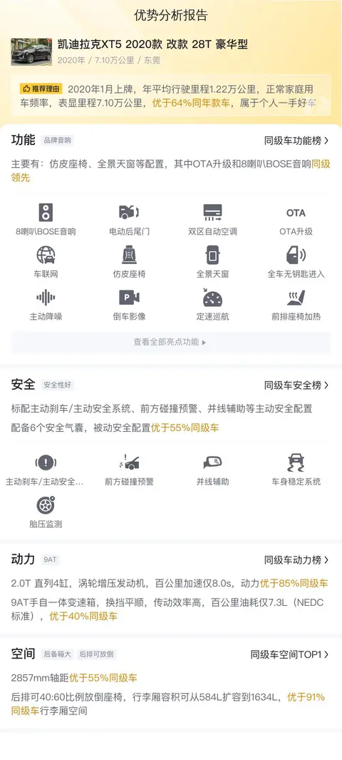 12万多拿下凯迪拉克XT5，7万公里豪华SUV值不值？